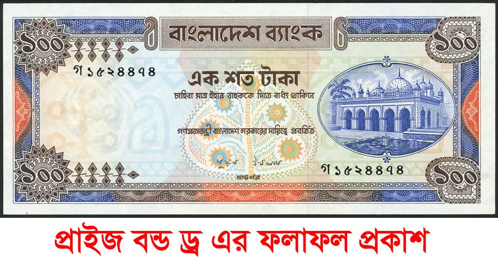 100 Taka Prize Bond Draw Result 2024 Bangladesh Bank