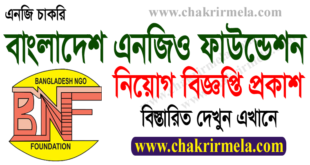 Bangladesh Ngo Foundation Job Circular 2022
