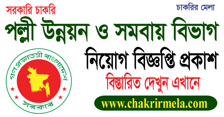 Rural Development and Co-operatives Division Job Circular 2024